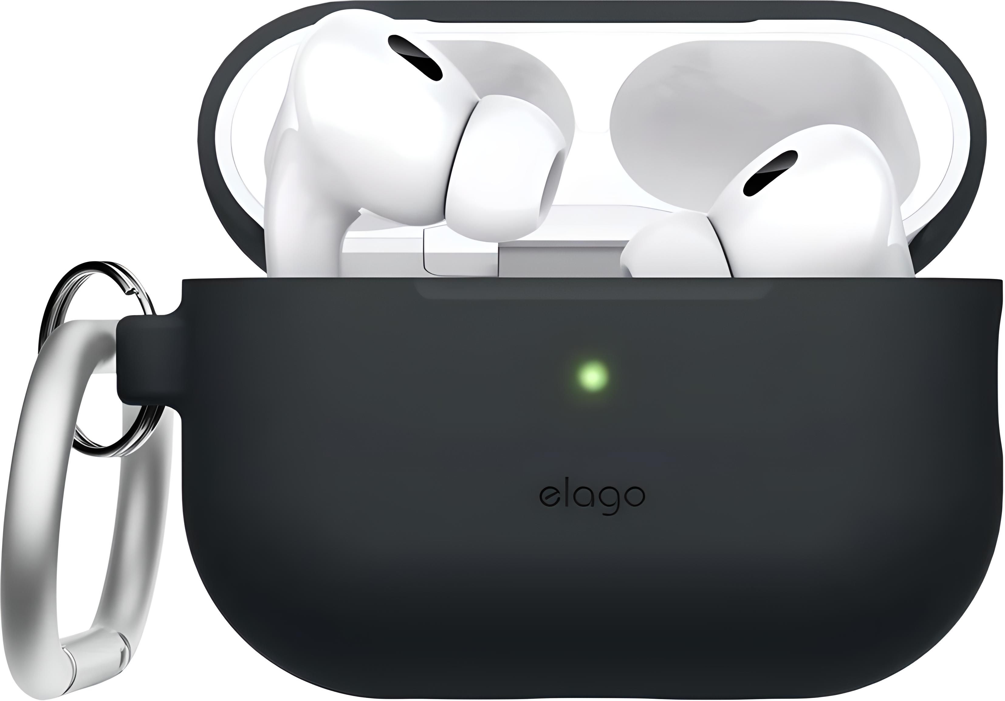 Чохол Elago Silicone Hang Case Black for Airpods Pro 2nd Gen